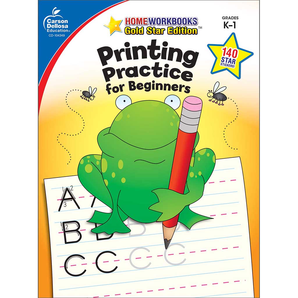 Printing Practice for Beginners Workbook Grade K-1