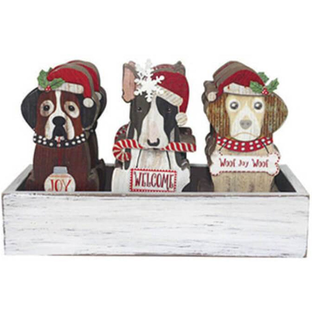 Christmas Dogs Table Top D