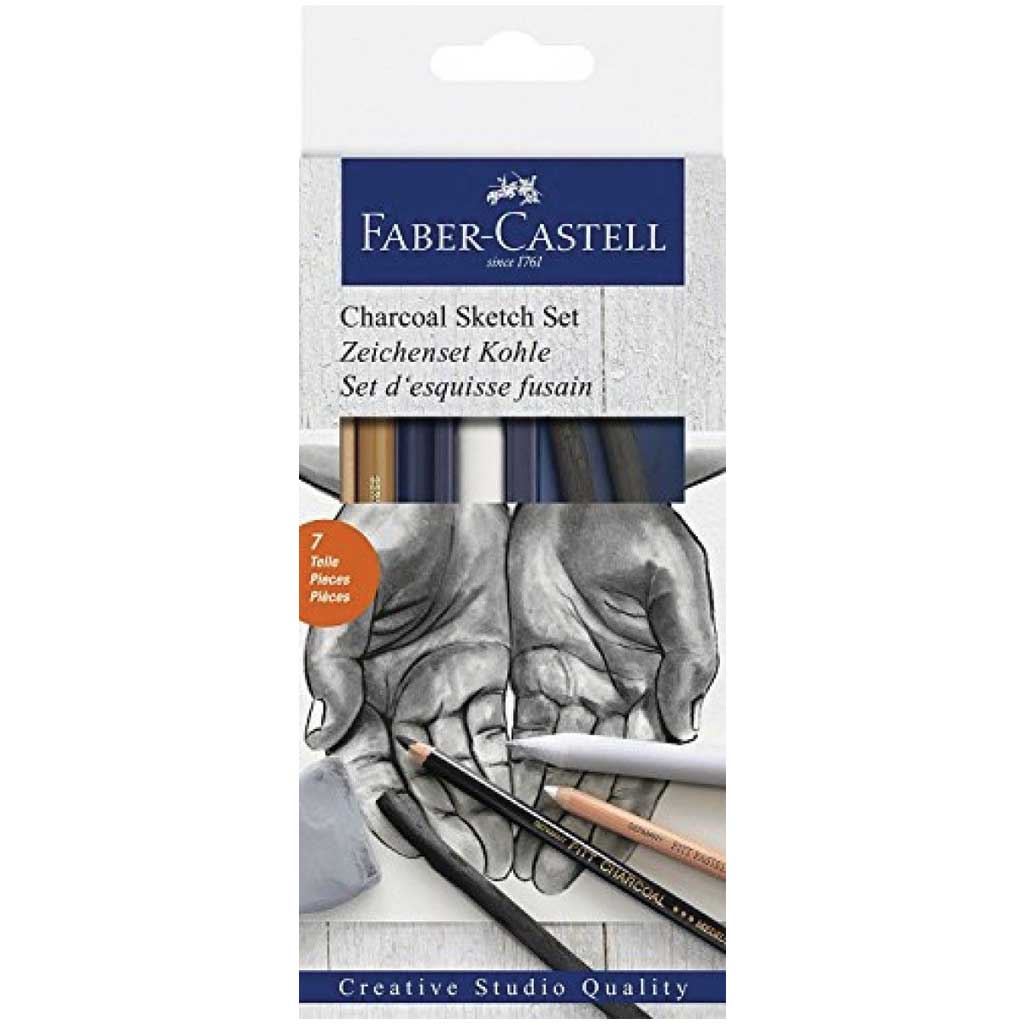 Creative Studio Sketch Sets 8-Piece Charcoal Sketch Set