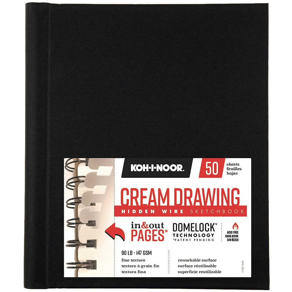 Cream Drawing Sketchbooks Hidden Wire