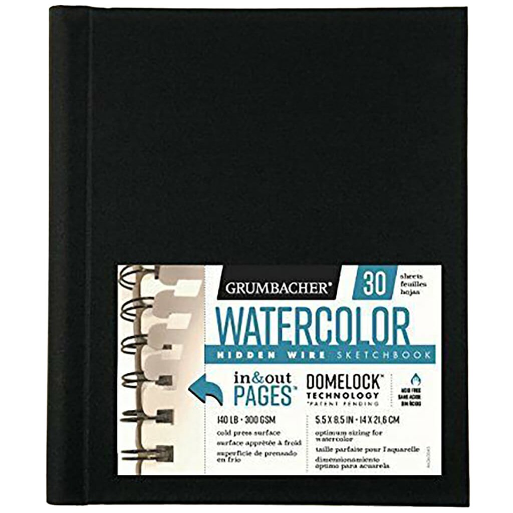 Watercolor Sketchbooks Hidden Wire 5.5in x 8.5in