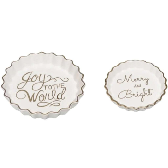 Dol Pie Shape Plates S/2 
