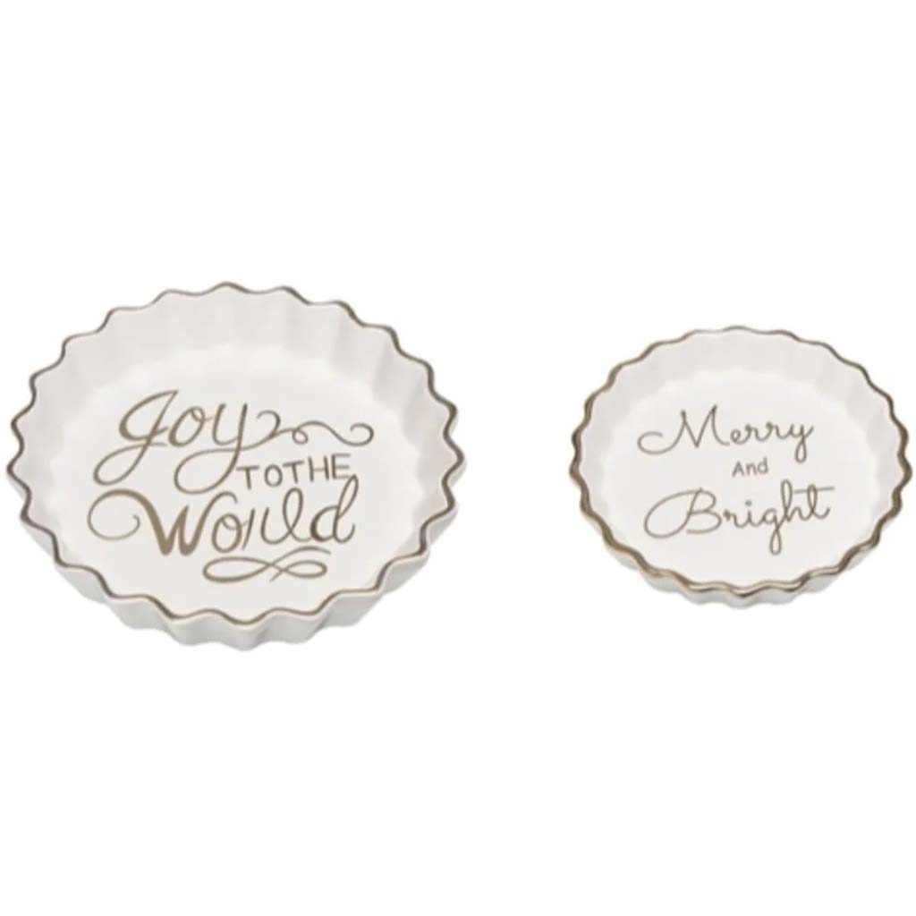 Dol Pie Shape Plates S/2 