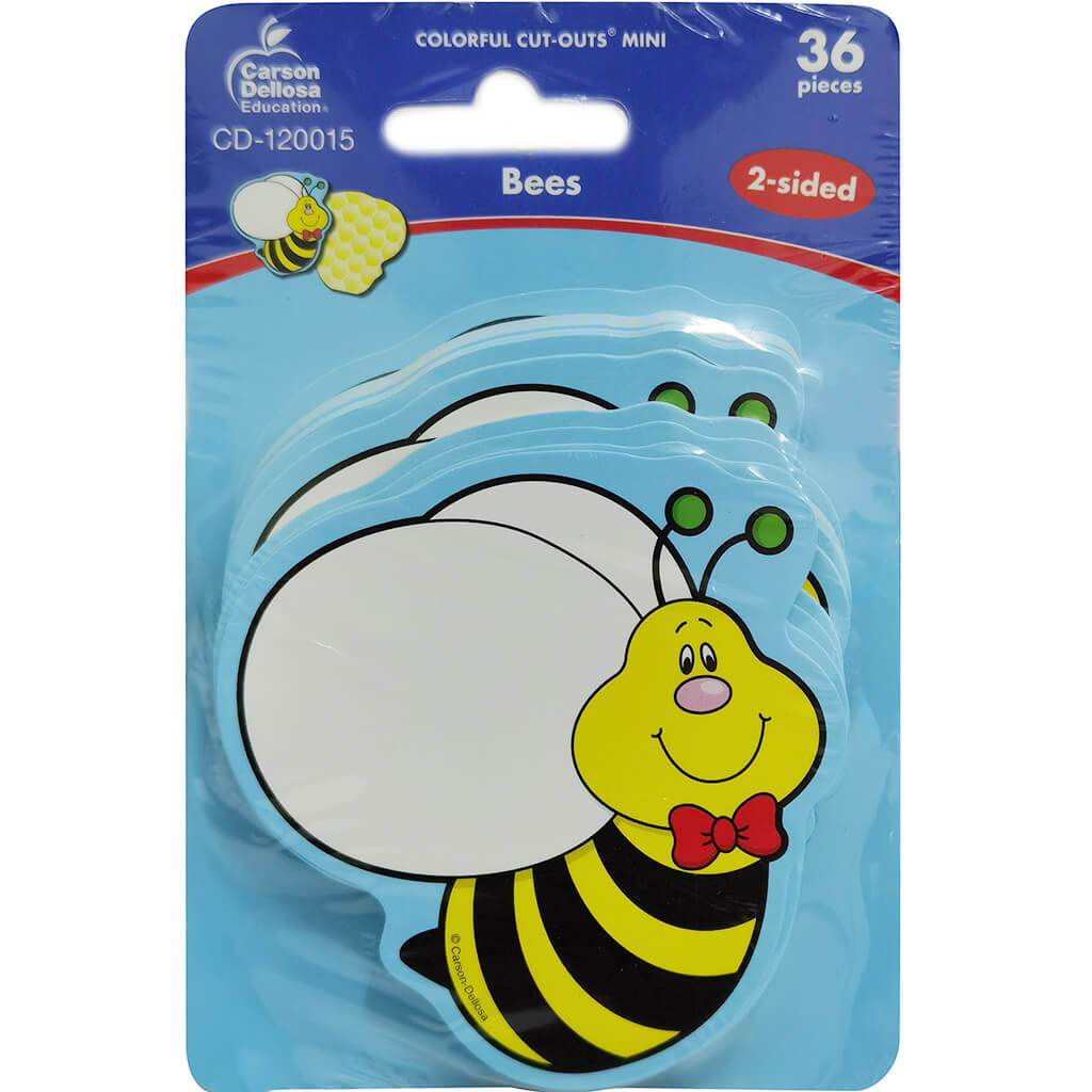 Bees Classic Mini Cut-Outs