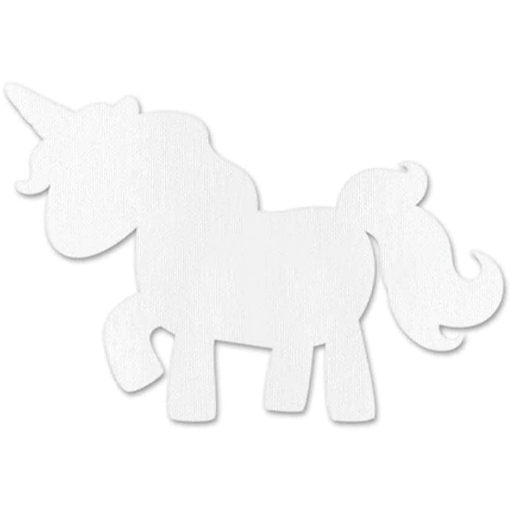 KRAFTY KIDS DIY PAINT-A-CANVAS PRIMED B) UNICORN 