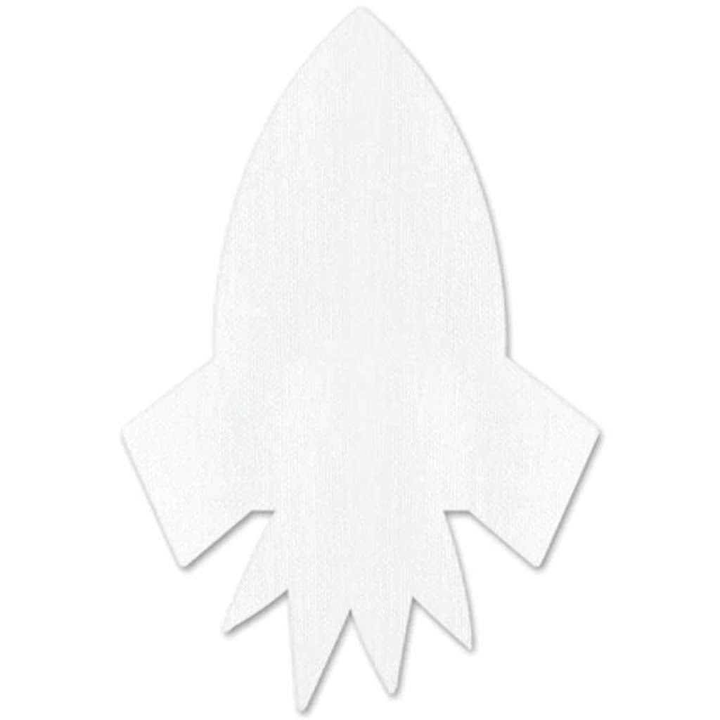 KRAFTY KIDS DIY PAINT-A-CANVAS PRIMED D) ROCKET 