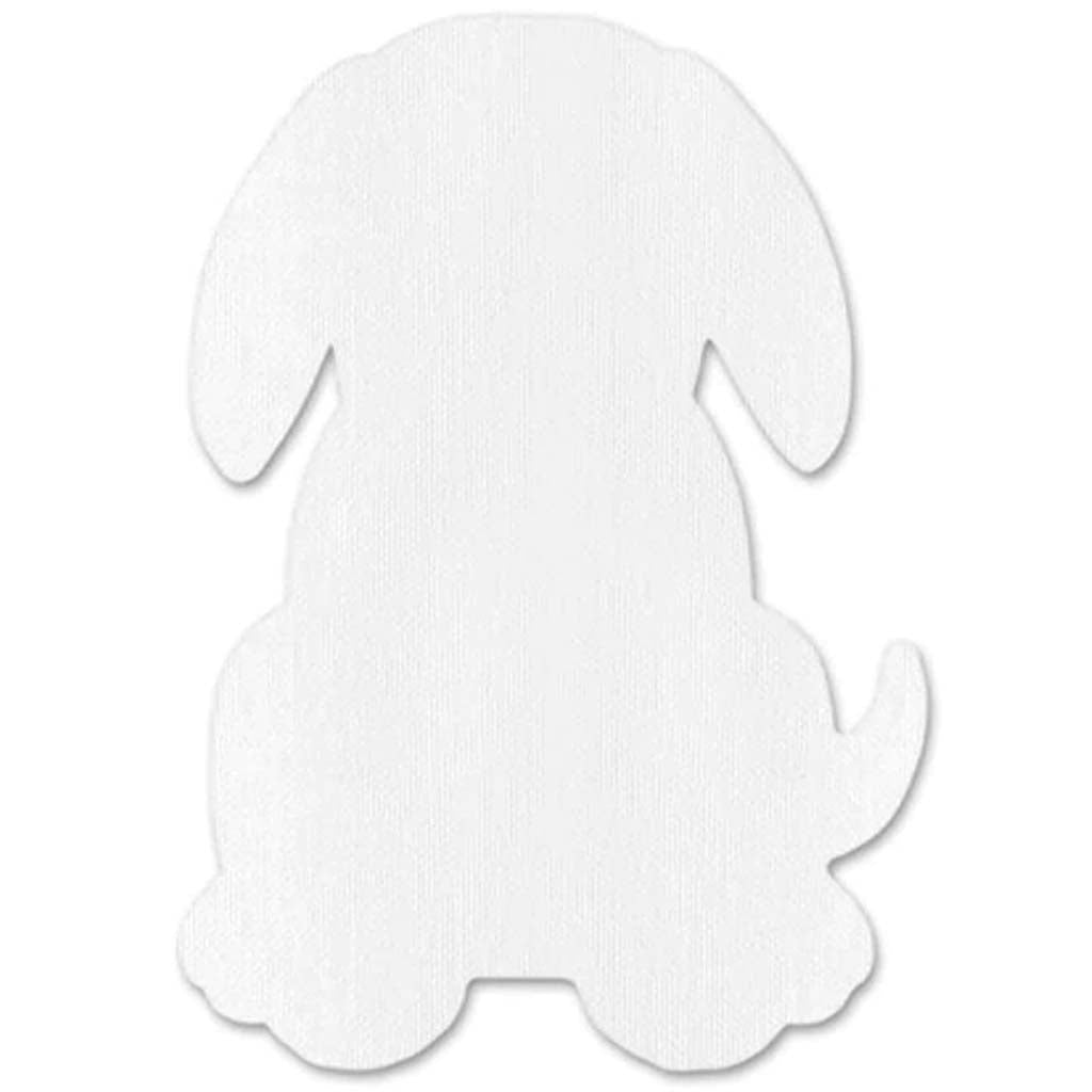 KRAFTY KIDS DIY PAINT-A-CANVAS PRIMED J) DOG 