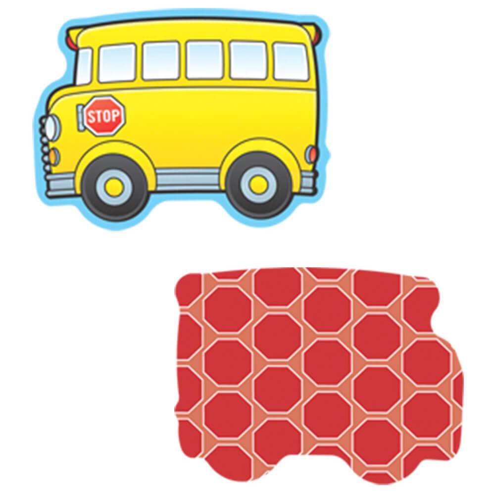 School Buses Mini Cut Outs 