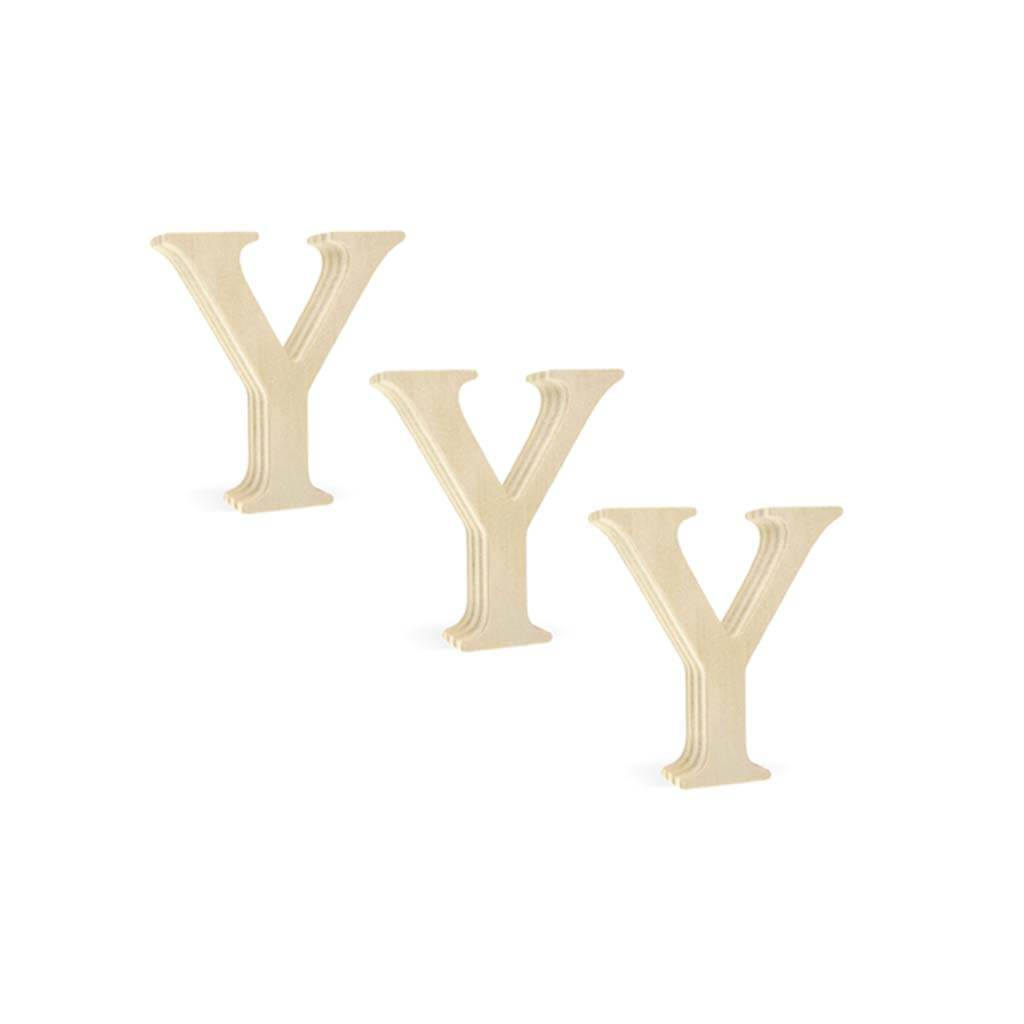 Wood Letters 2in Pine Standing X3 Y