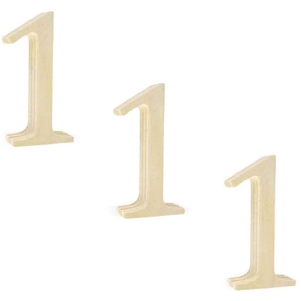 WOOD NUMBERS: PINE STANDING 1 2IN 