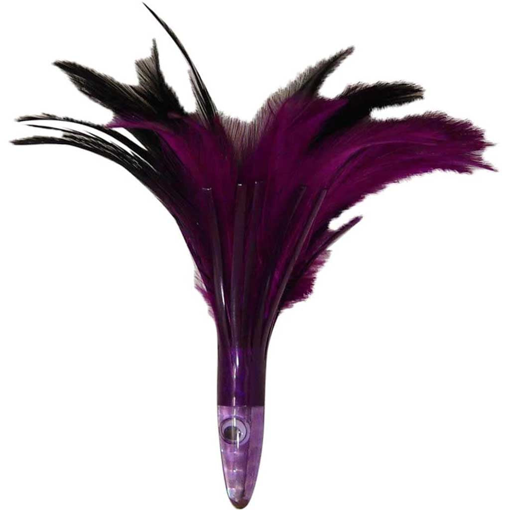 Feather 6pcs Purple