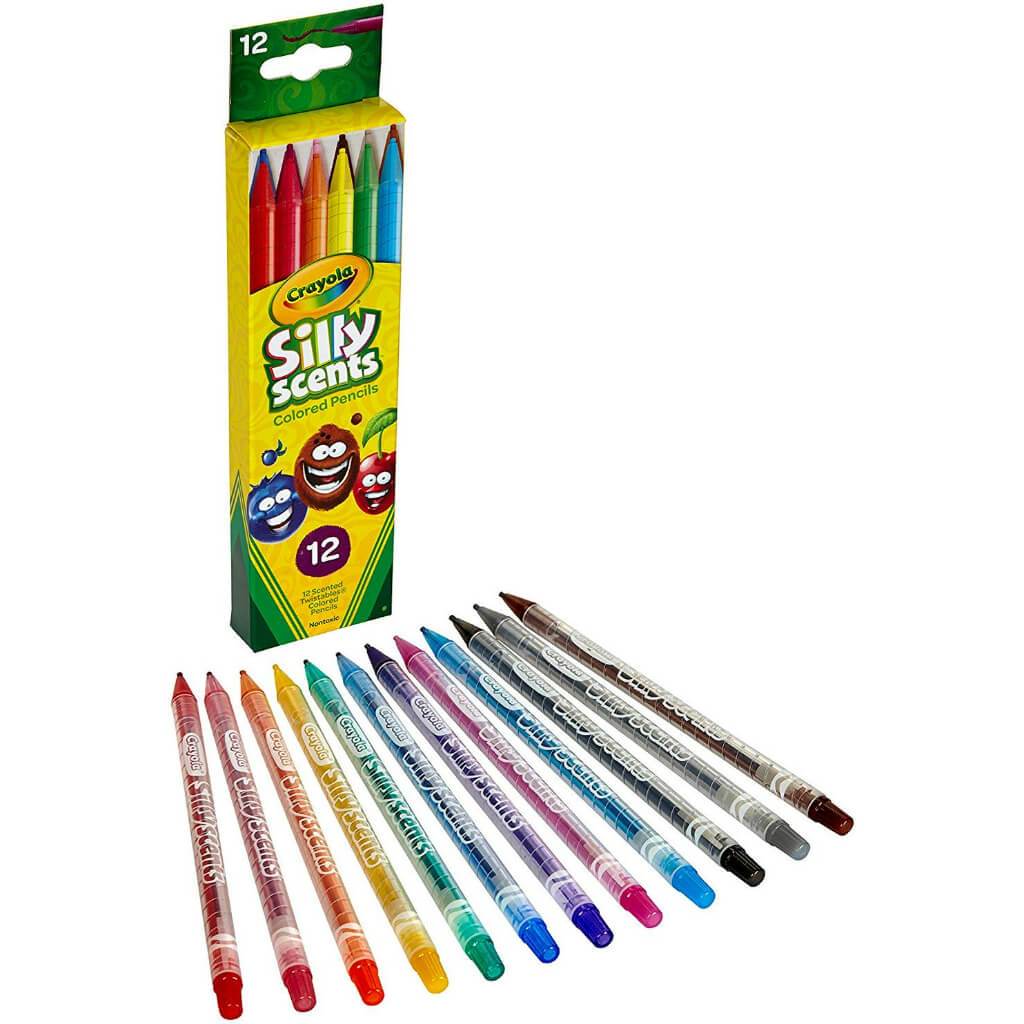 Crayola Silly Scents Twistable Colored Pencils Set of 12