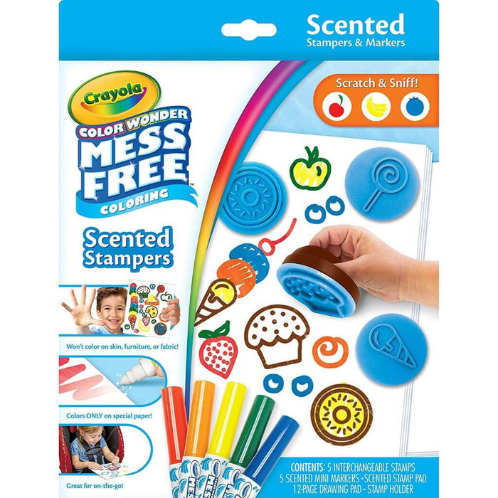 Crayola Color Wonder Scented Stampers Markers Set