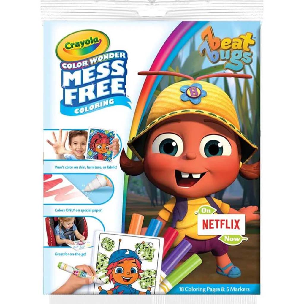 Crayola Color Wonder Coloring Kit Beat Bugs