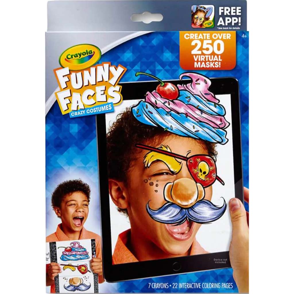 Crayola Color Alive Funny Faces Crazy Costumes