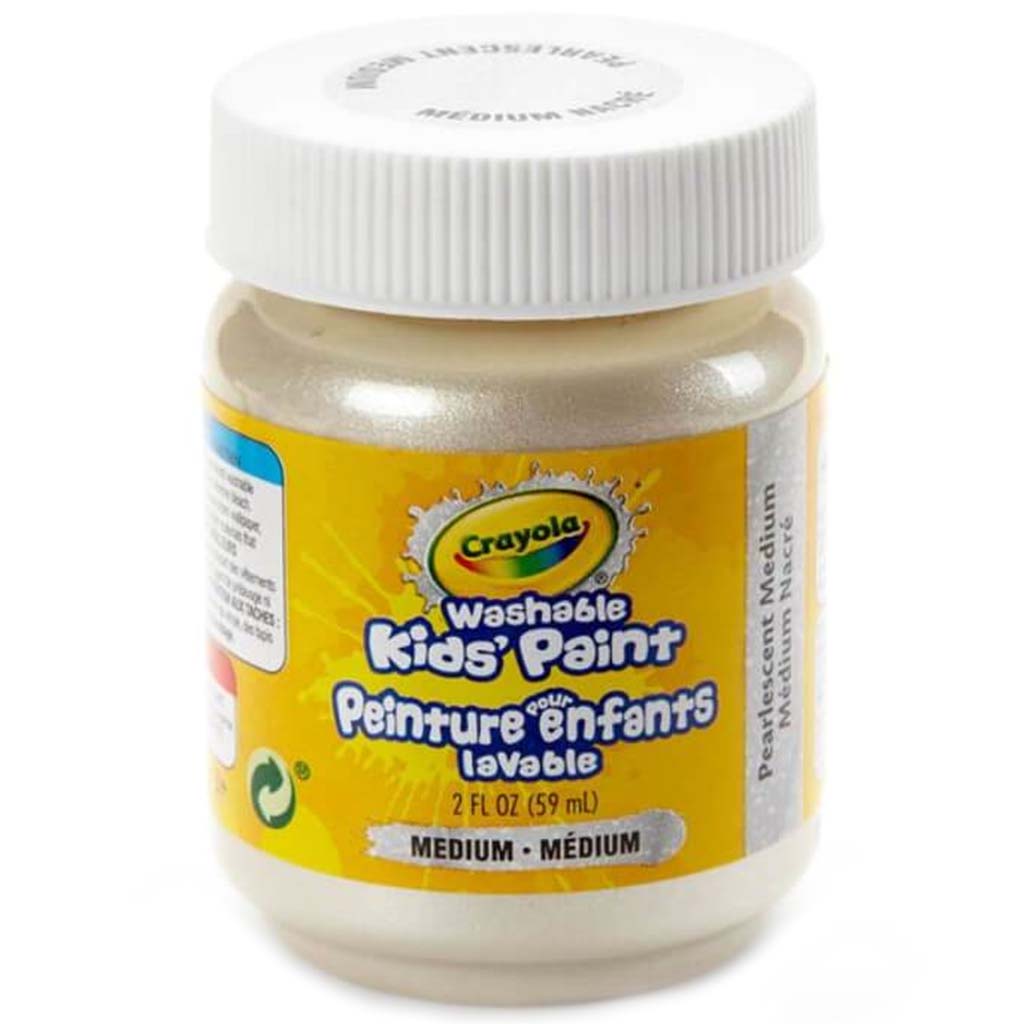 Crayola Washable Pearlescent Medium Paint Single 2oz