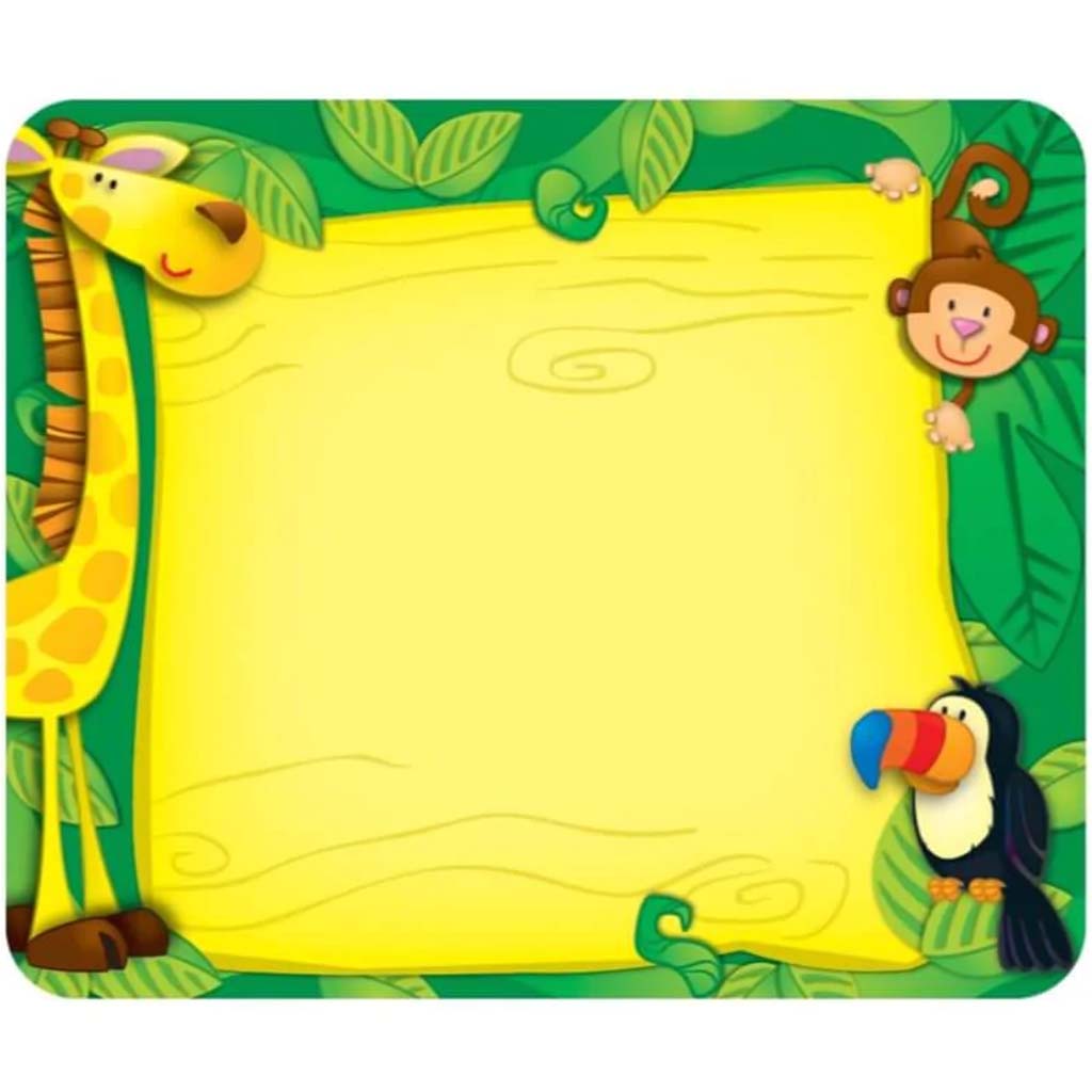 jungle name tags