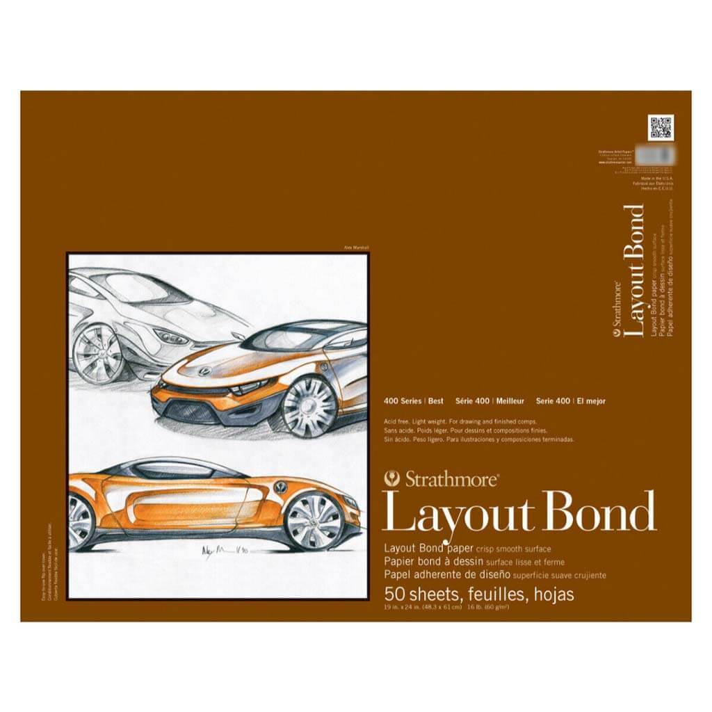 Strathmore 400 Layout Bond 19in x 24in
