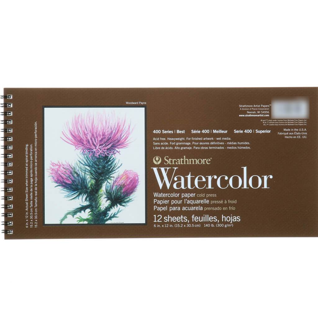 Strathmore 400 Series Watercolor Pad 6in x 12in