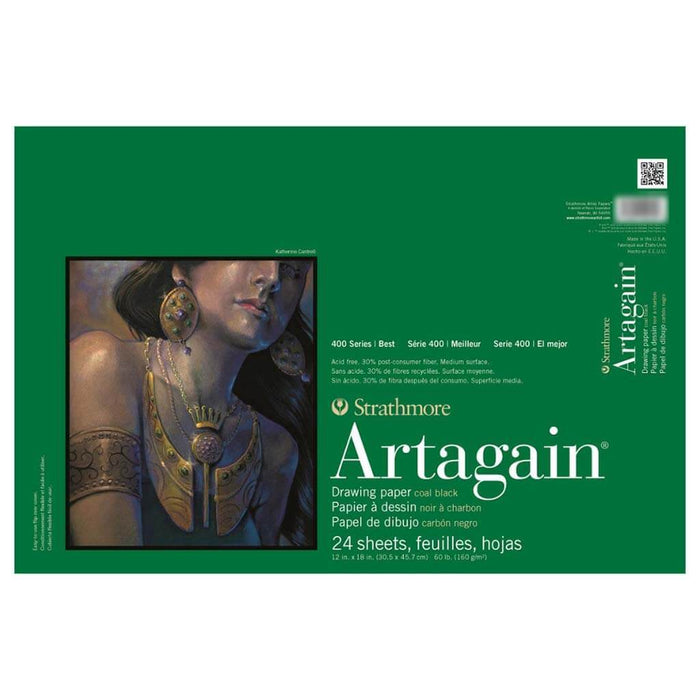 Strathmore Artagain Coal Black 12in x 18in