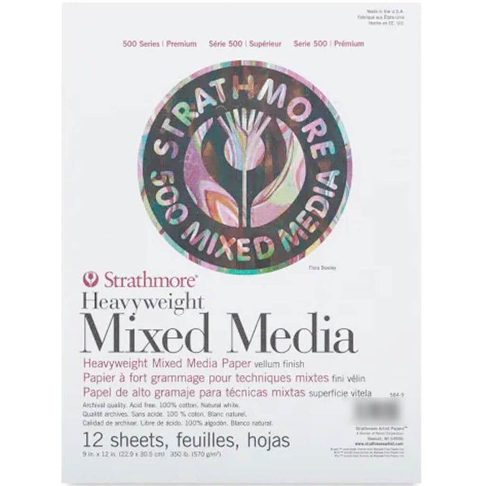 Strathmore 500 Heavyweight Mixed Media 9in x 12in