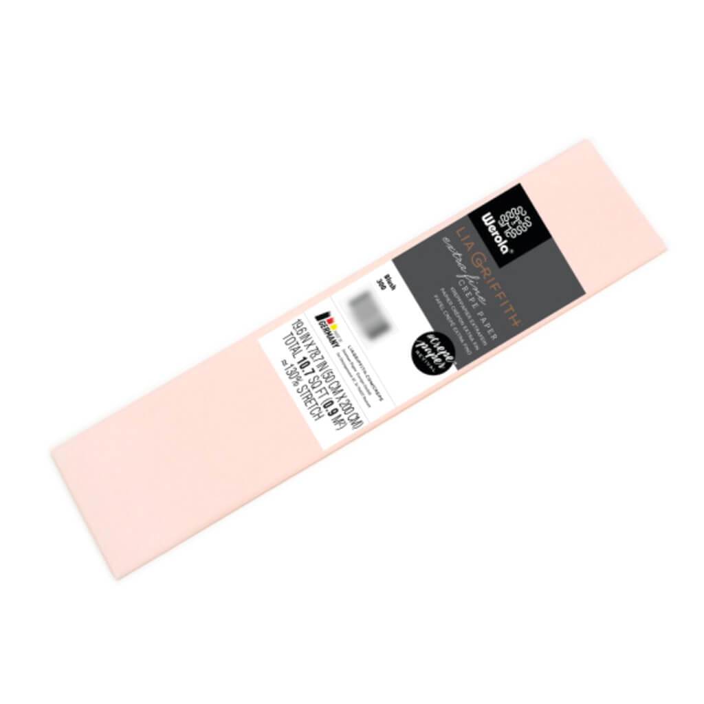 Extra Fine Crepe Paper 19.6in x 78.7in Blush