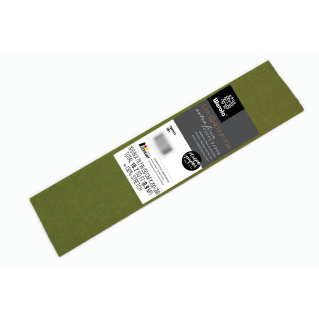 Extra Fine Crepe Paper 19.6in x 78.7in Cypress