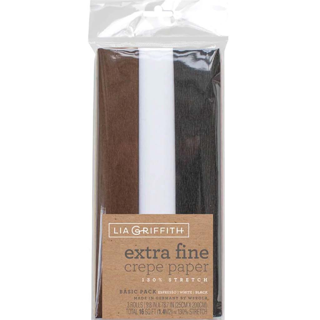 Extra Fine Crepe Paper Basic Assortment