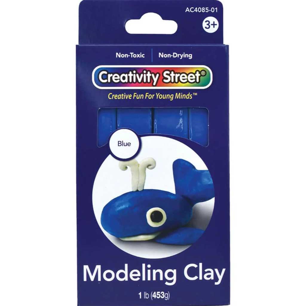 Extruded Modeling Clay 1lb Blue 4 Sticks