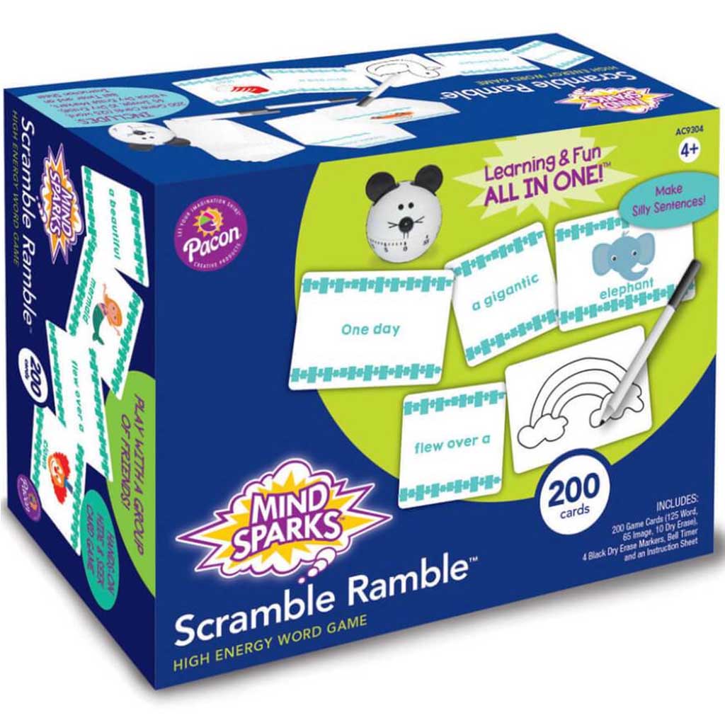 Scramble Ramble Word Game 200cards