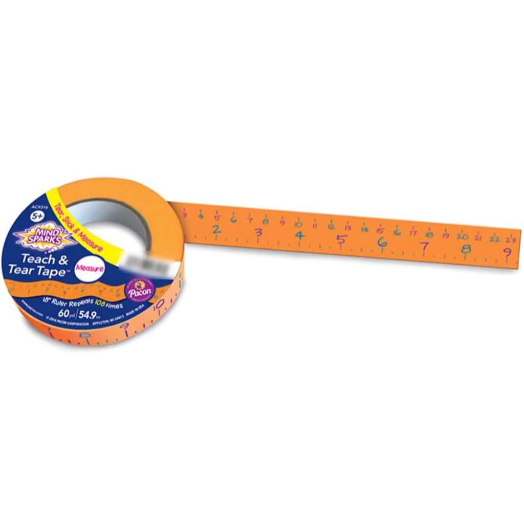 Teach and Tear Tape Measuring 60yds