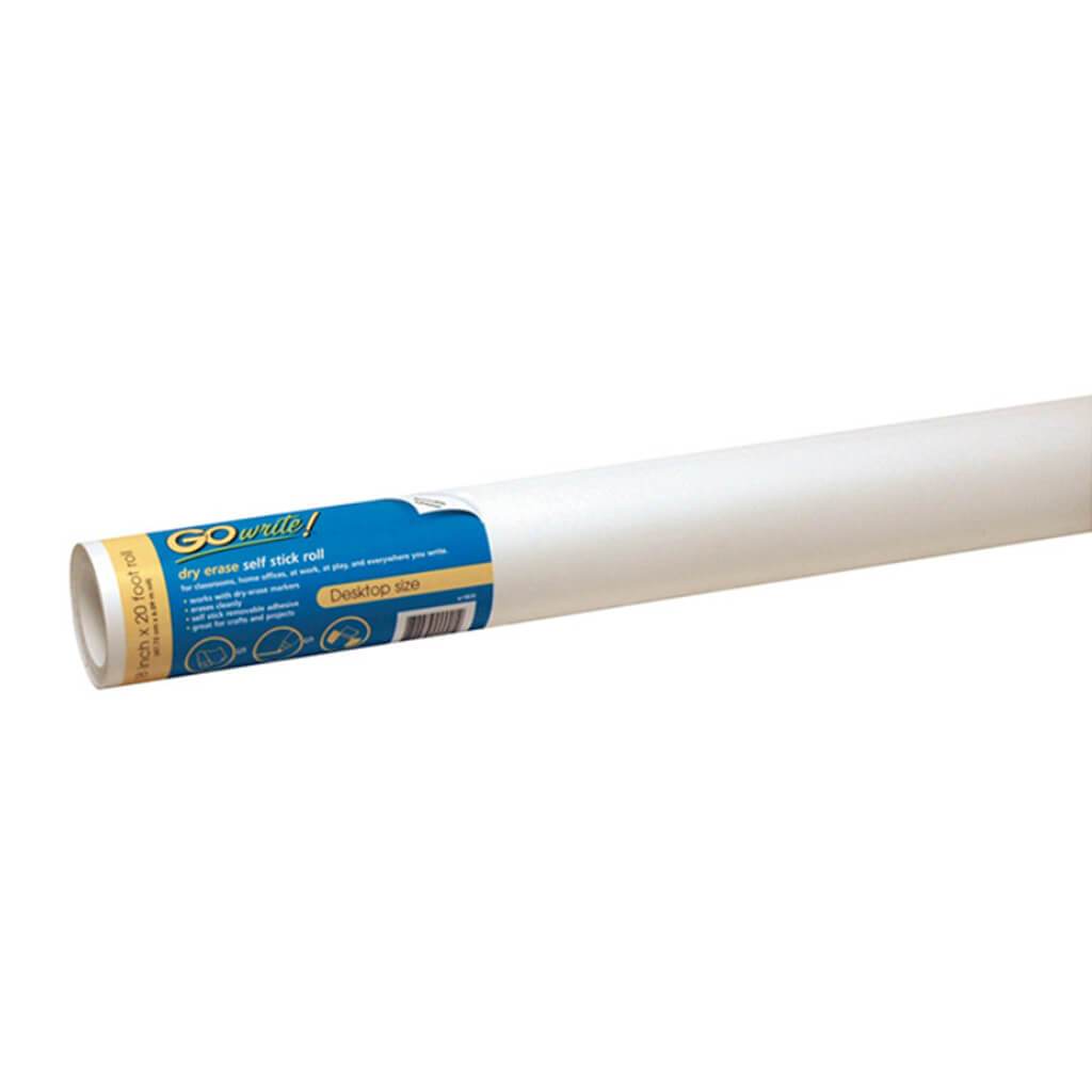 Dry Erase Roll Self Adhesive 18in x 20ft White