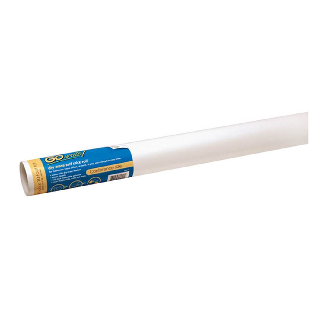 Dry Erase Roll Self Adhesive 24in x 10ft White