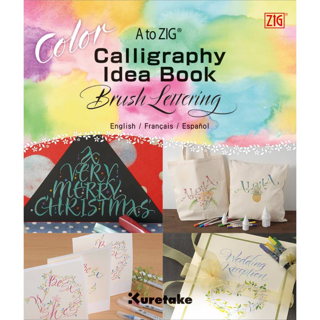 Zig Calligraphy İdea Book Brush Lettering - Brush workbook 