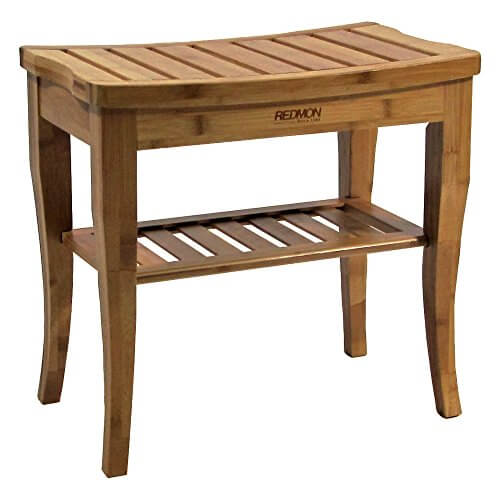 Bamboo Shower Wood Bench