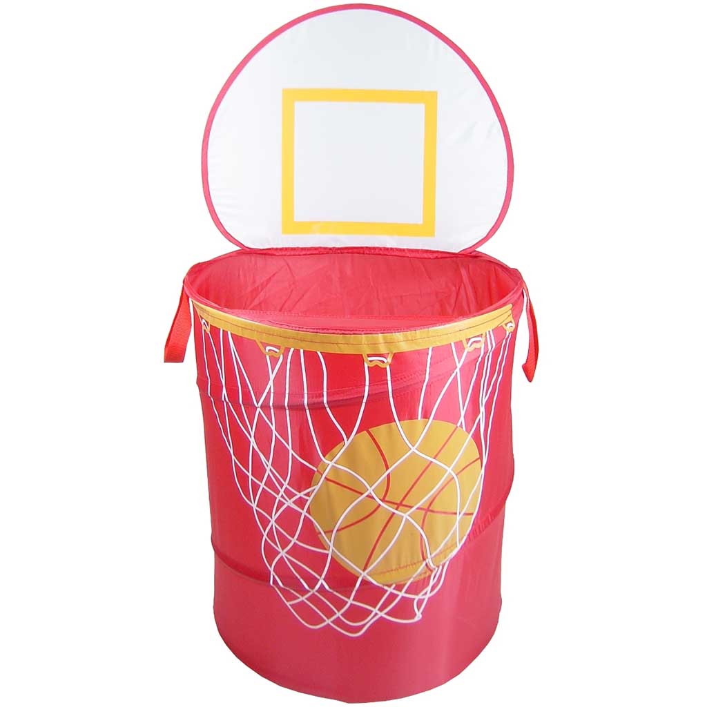 Bongo Basketball Hamper, Red