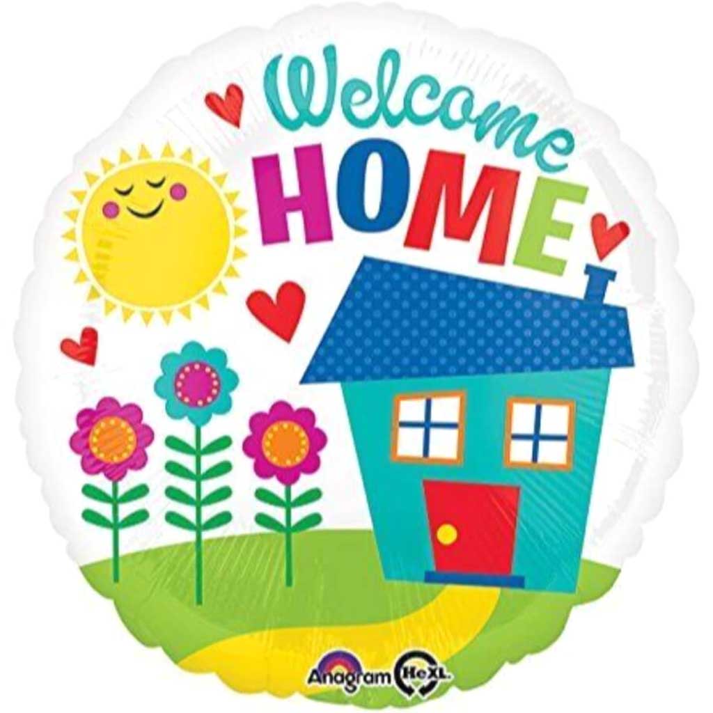 Welcome Home Standard Foil Balloons 18in 