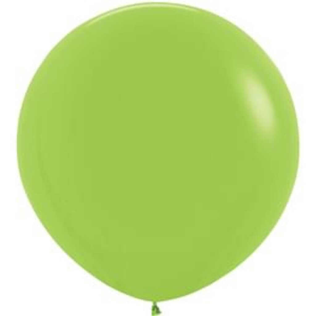 NEON GREEN LATEX BALLOON 36IN 