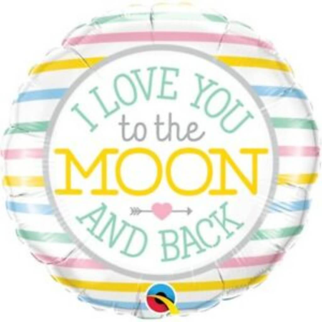 I Love You To The Moon 18in 