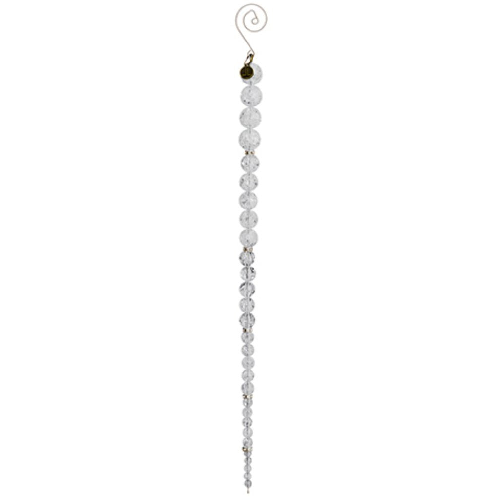 Iced Bead Icicle Ornament 