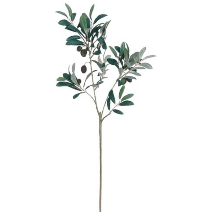 Olive Spray 28in, Green Burgundy