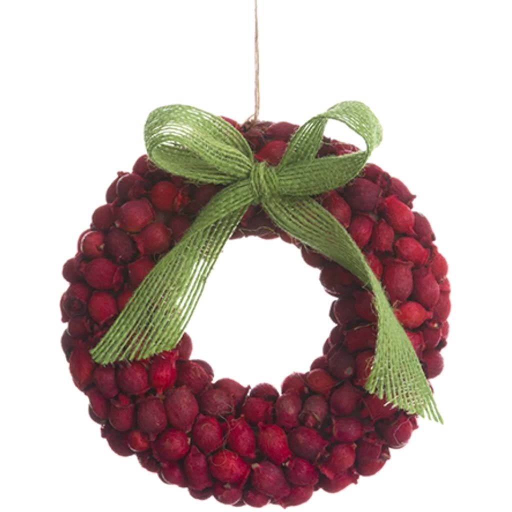 Preserved Pod Wreath Ornament 