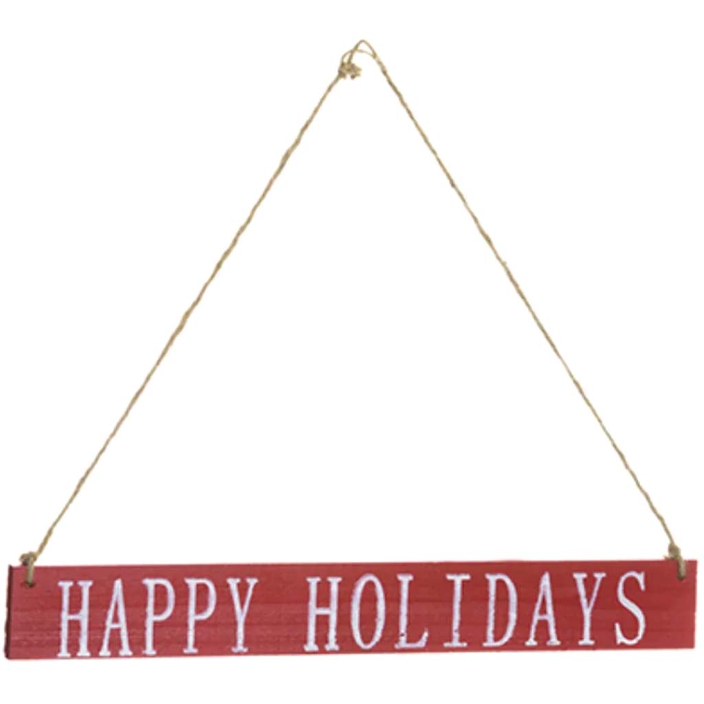 Happy Holiday Hanging Sign 