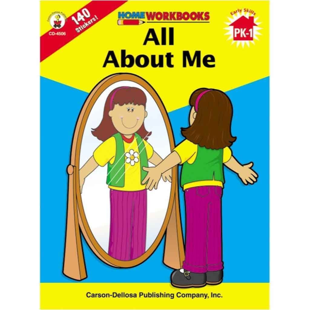 All About Me Workbook Grade Pk-1 