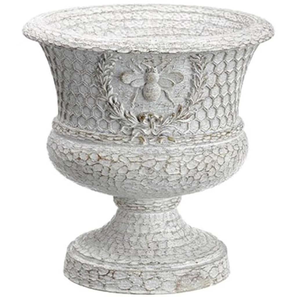 Bee Honeycomb Urn 10in x 9.25in