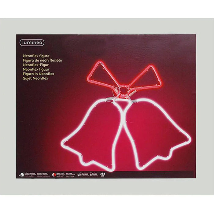 Led Neonflex Christmas Bells Picture-Box Assorted 63X50Cm 288L 
