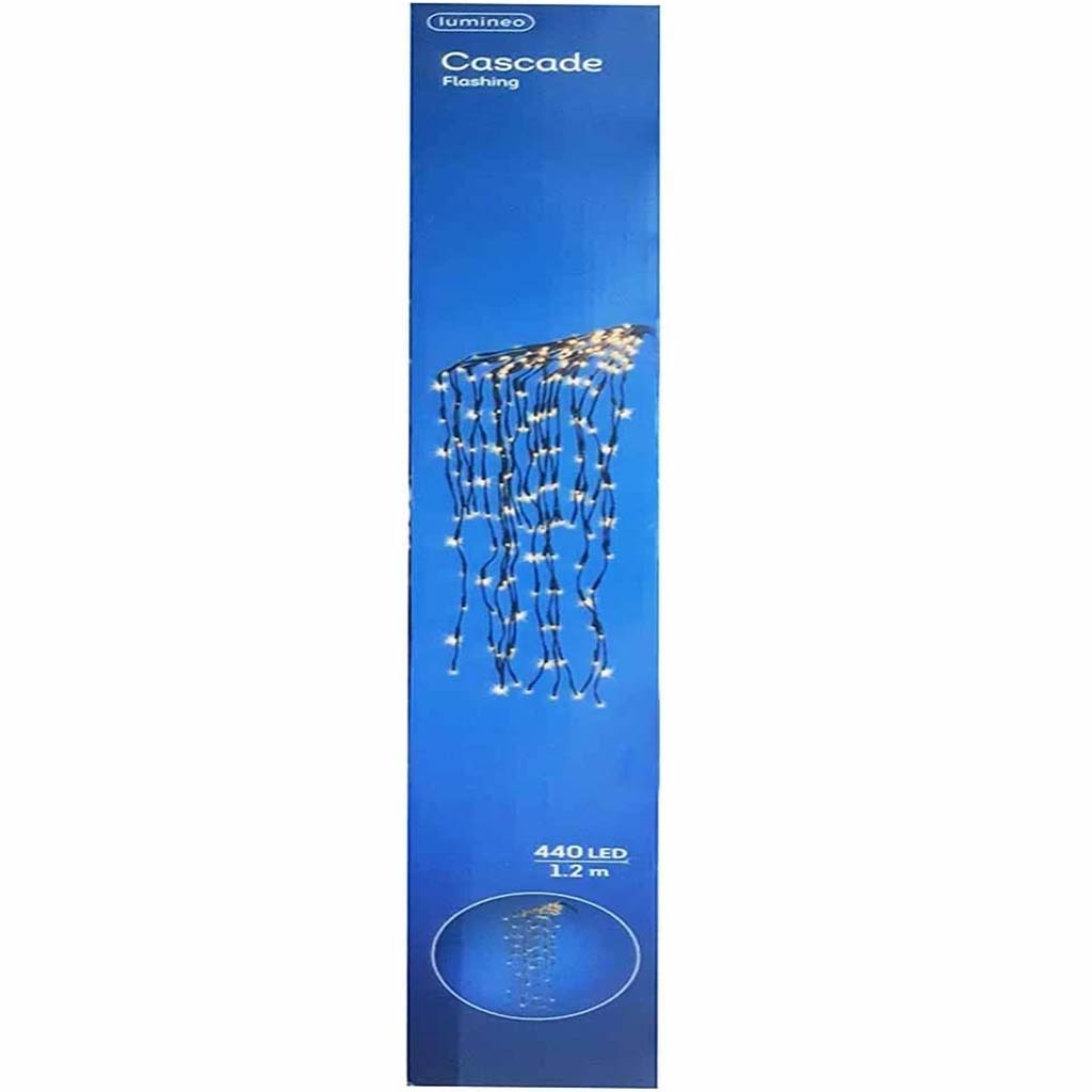 Led Cascade L With Flash Outdoor Color box Black/Classic 120cm 440L 