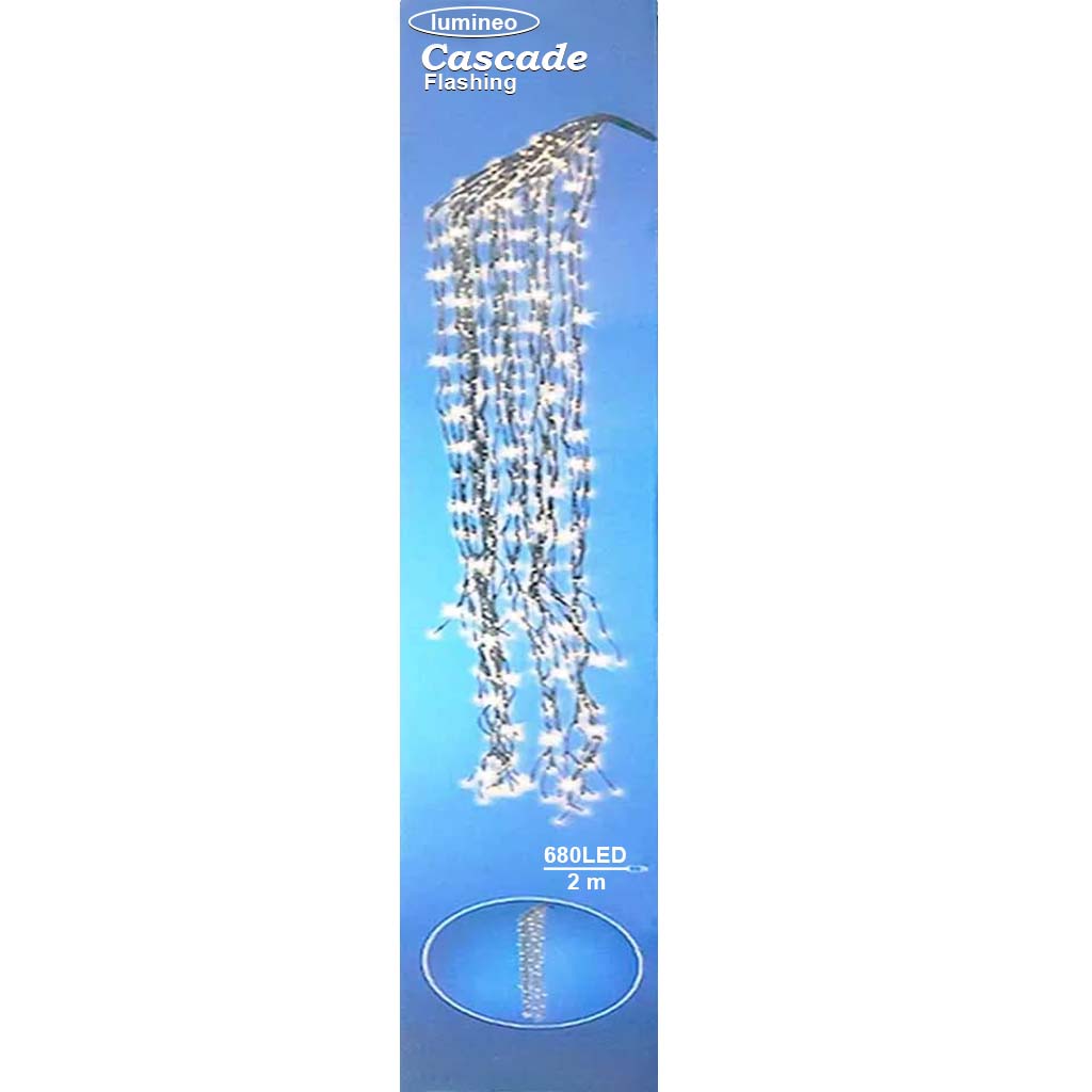 Led Cascade L With Flash Outdo Colourbox Black/Classic 200cm 680L 