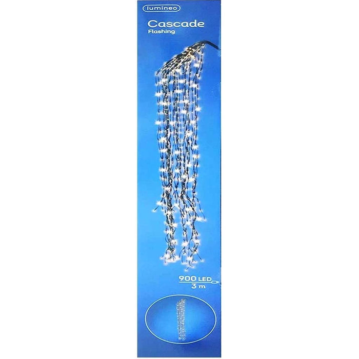Led Cascade ; With Flash Outd Colourbox Black/Classic 300cm 900L 