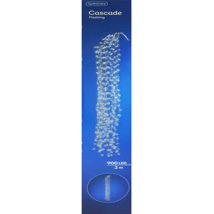 Led Cascade Light With Flash Outdoor Colourbox Warm White 9.8ft 900L 
